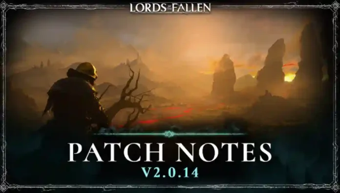 Lords of the Fallen Update 1.075 Patch Notes (v2.0.14) on May 23, 2025